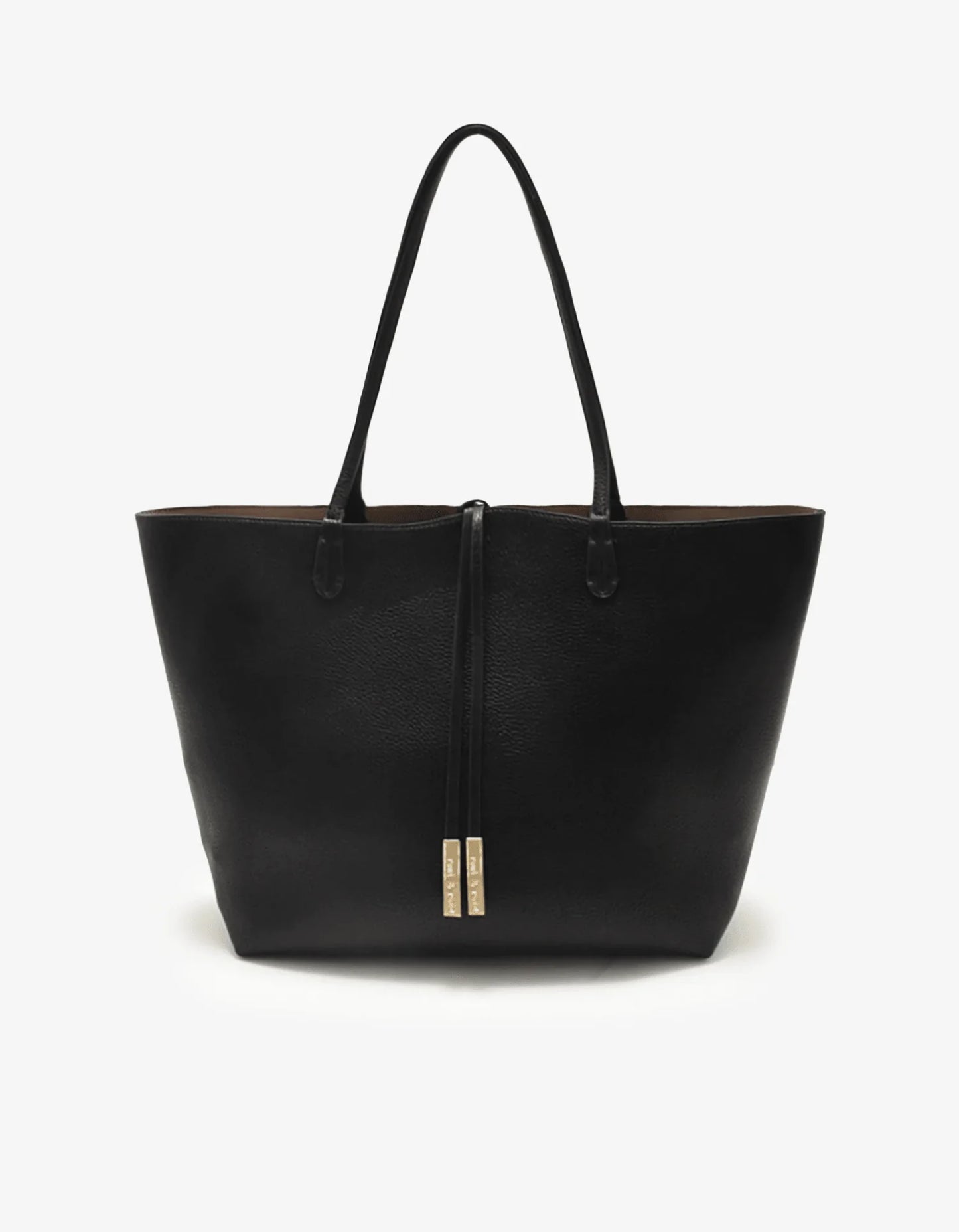 Departure Tote Black & Taupe