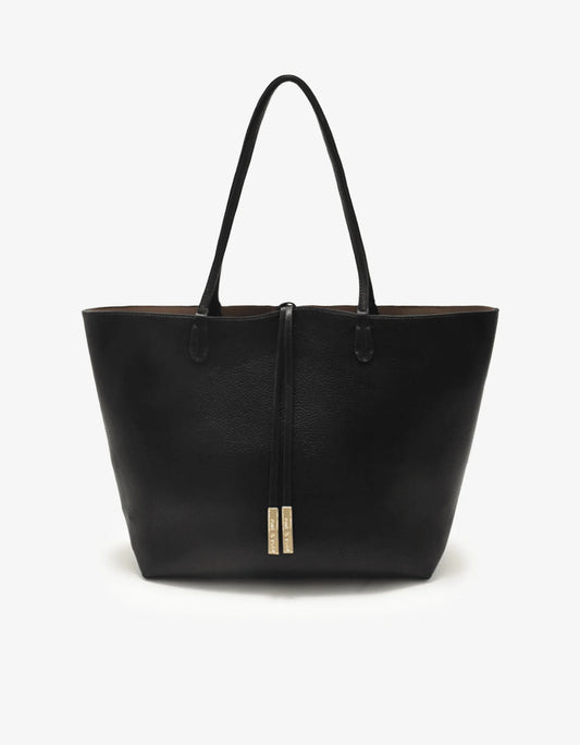 Departure Tote Black & Taupe