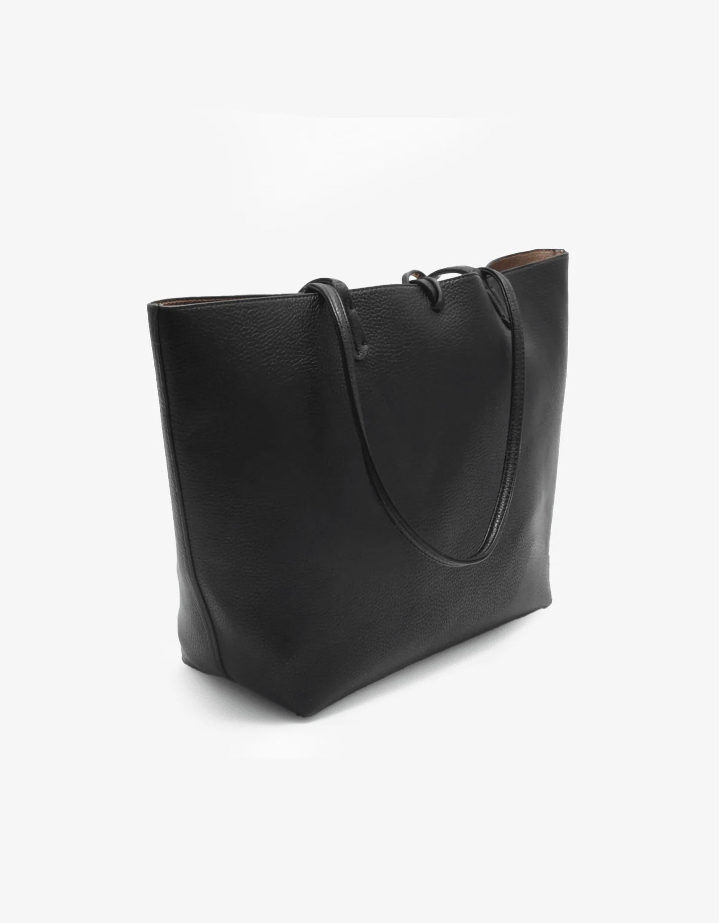 Departure Tote Black & Taupe