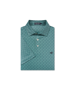 Flyline Performance Polo Marsh Slate & Mint