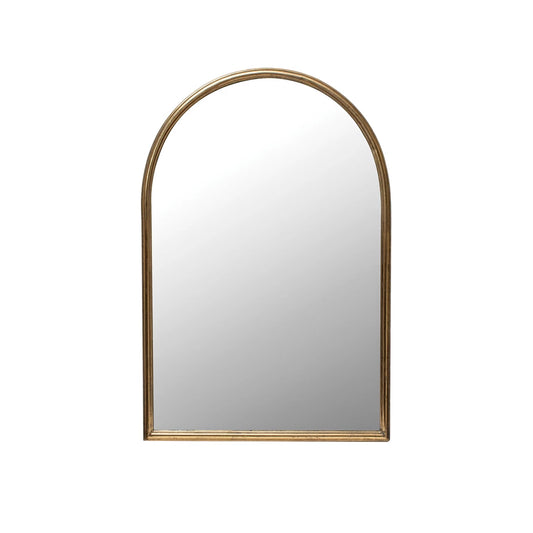 Arched Metal Framed Mirror 36"H