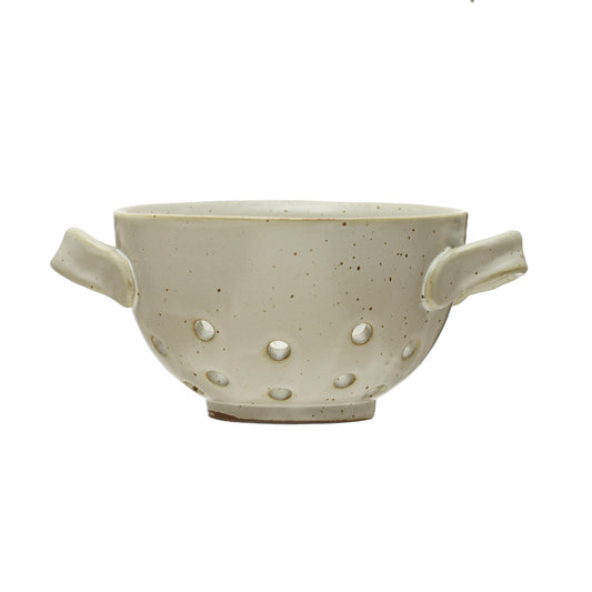 4-1/4" Round x 2-1/2"H Stoneware Berry Bowl