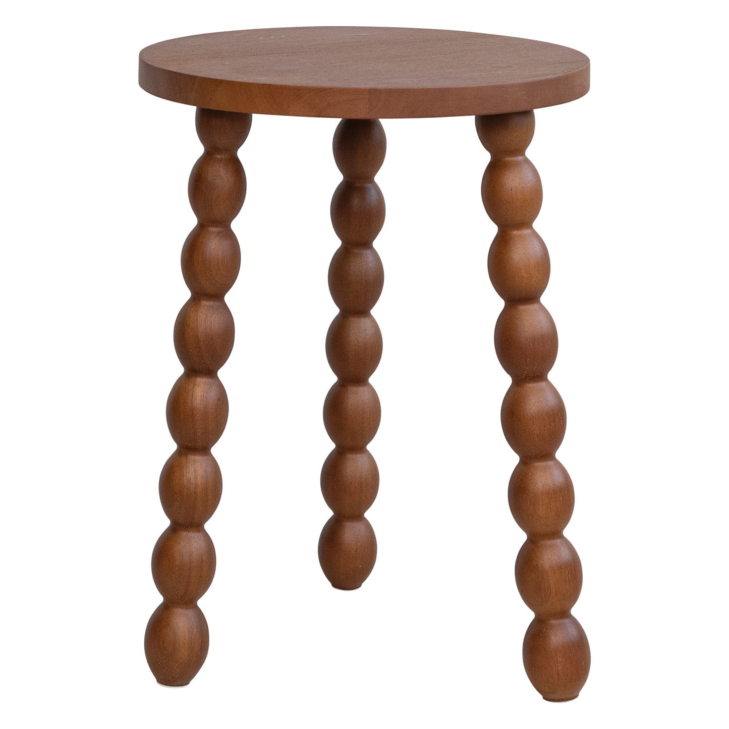 Brushed Rubberwood Table Walnut Finish