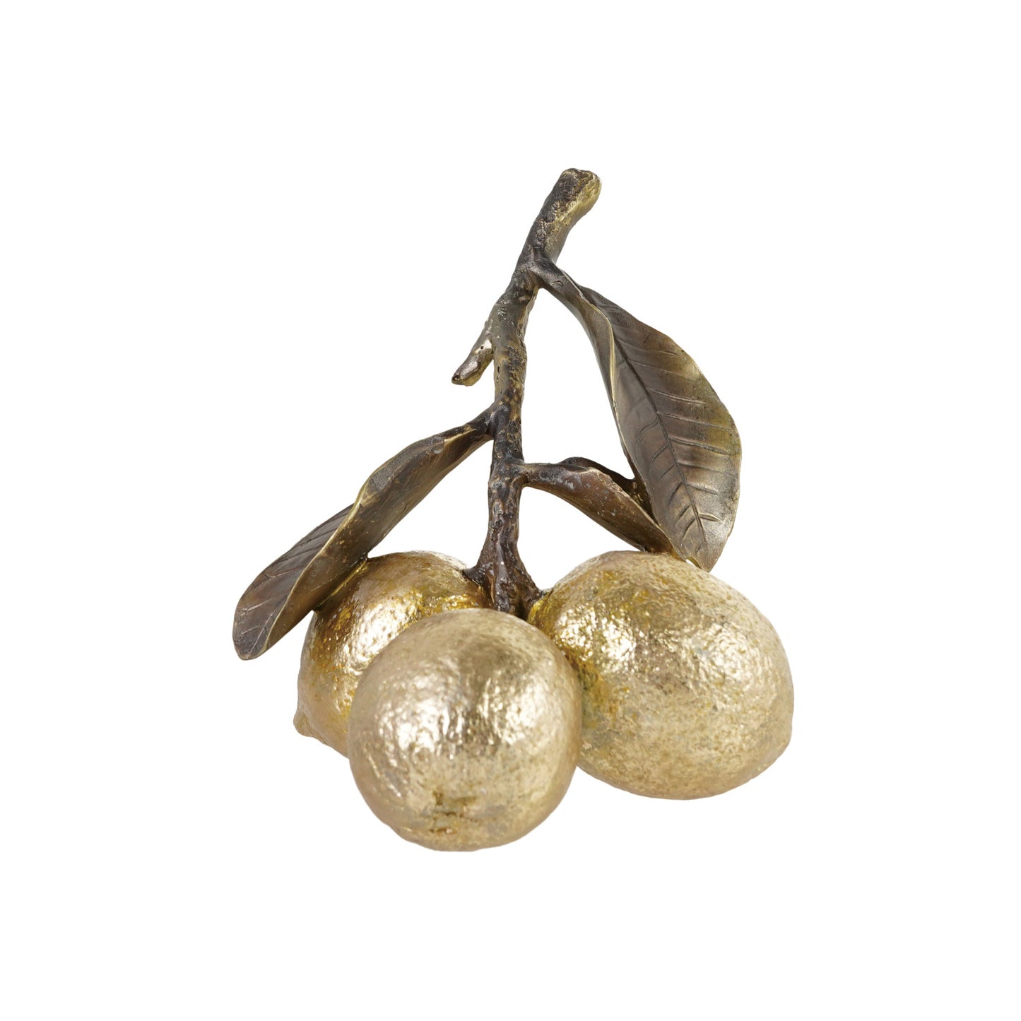 Resin Lemons Gold Leaf Finish