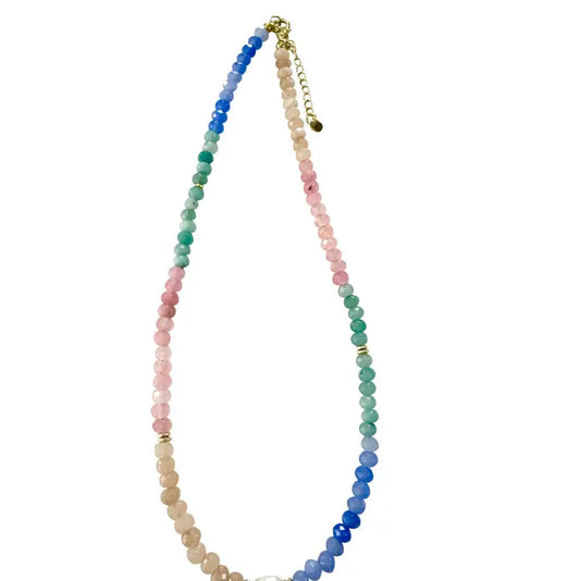Smith Beaded Pearl Necklace Pastel