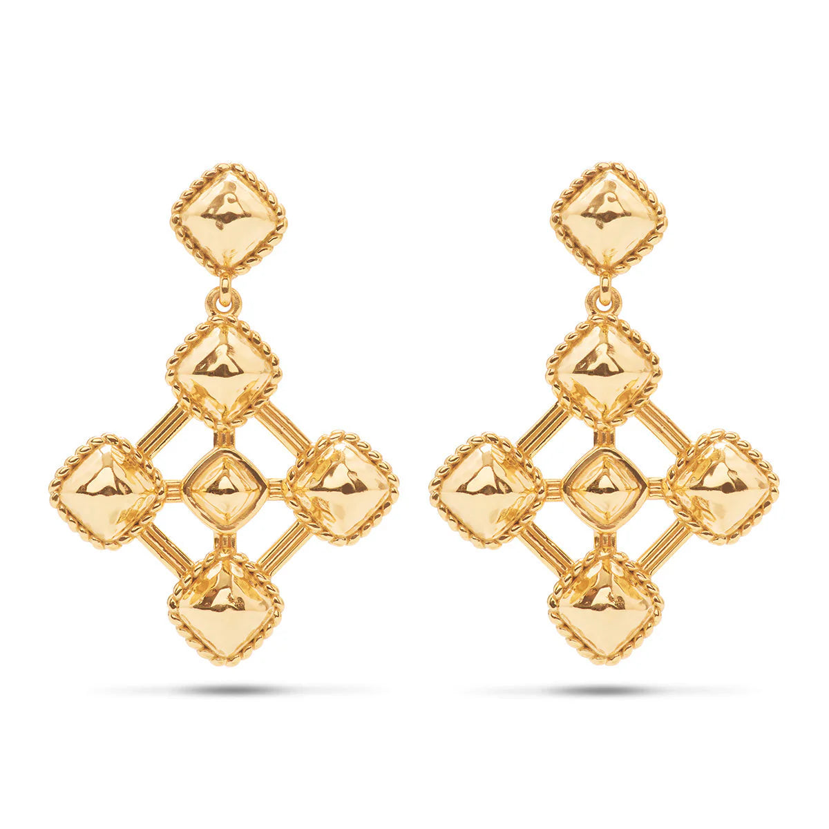 Blandine Geometric Earrings Gold