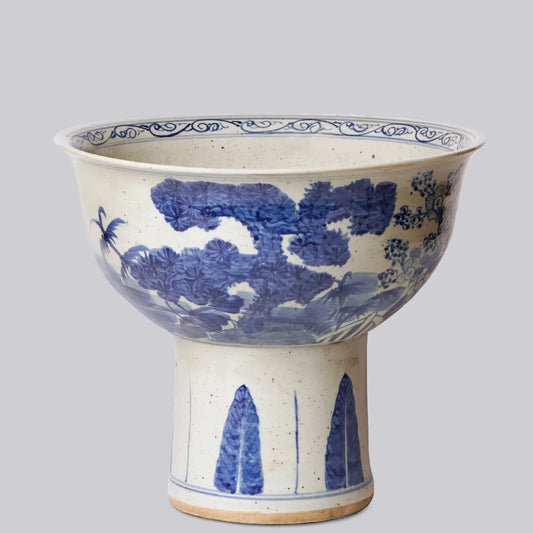 BW Three Friends Footed Bowl