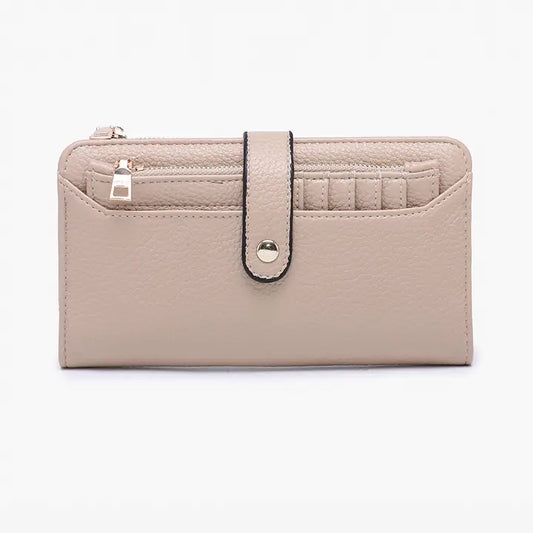 Macy Snap Wallet w/ Removable Cardholder Parchment