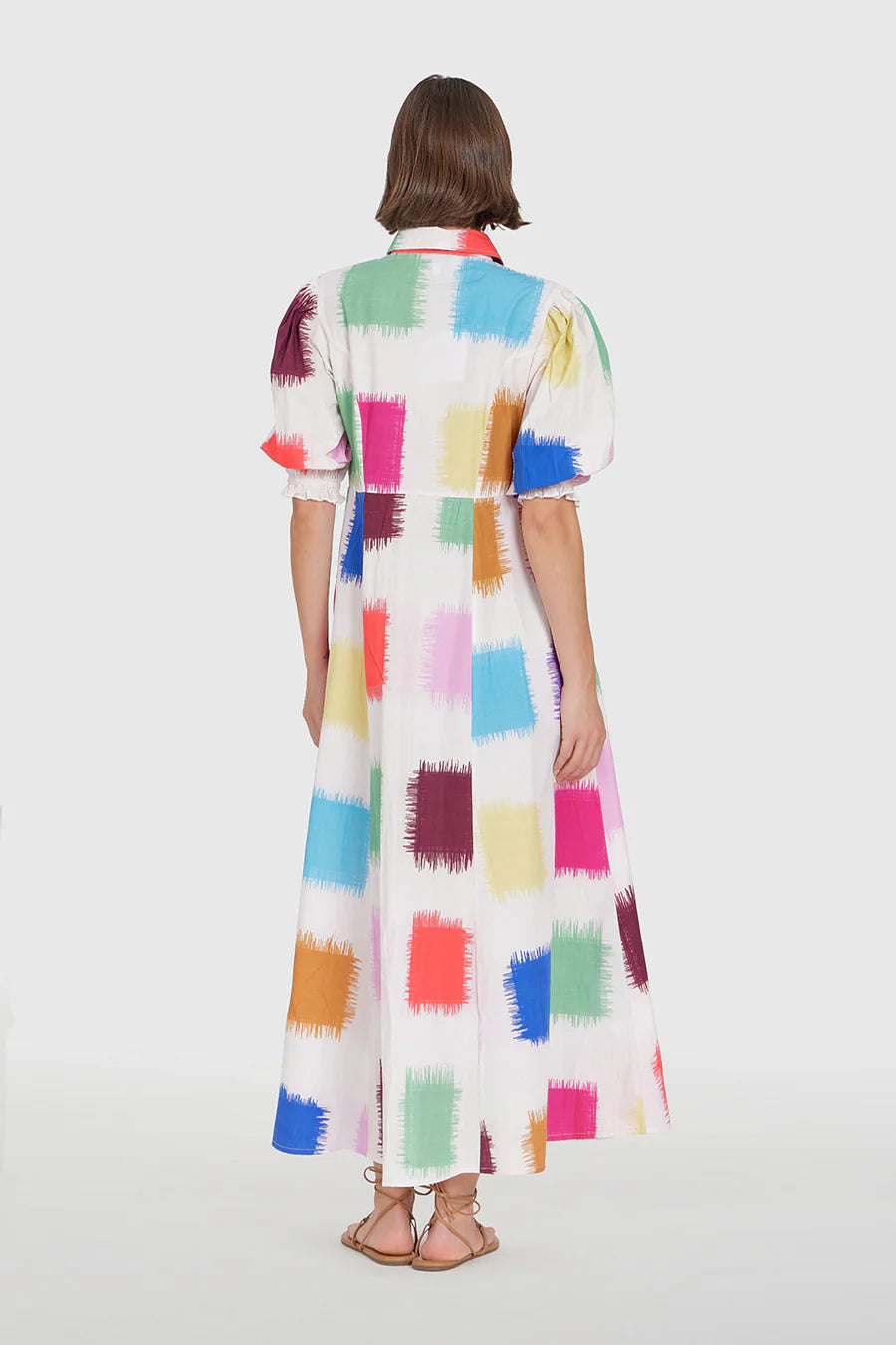 Rosie Dress Brushstrokes