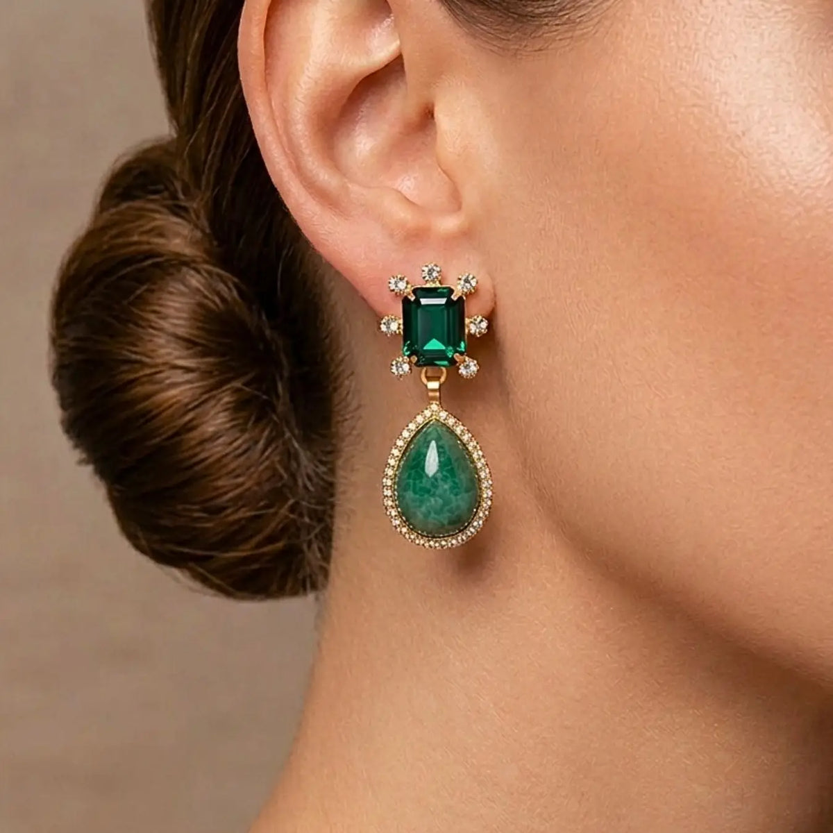 Agnes Earrings Jade