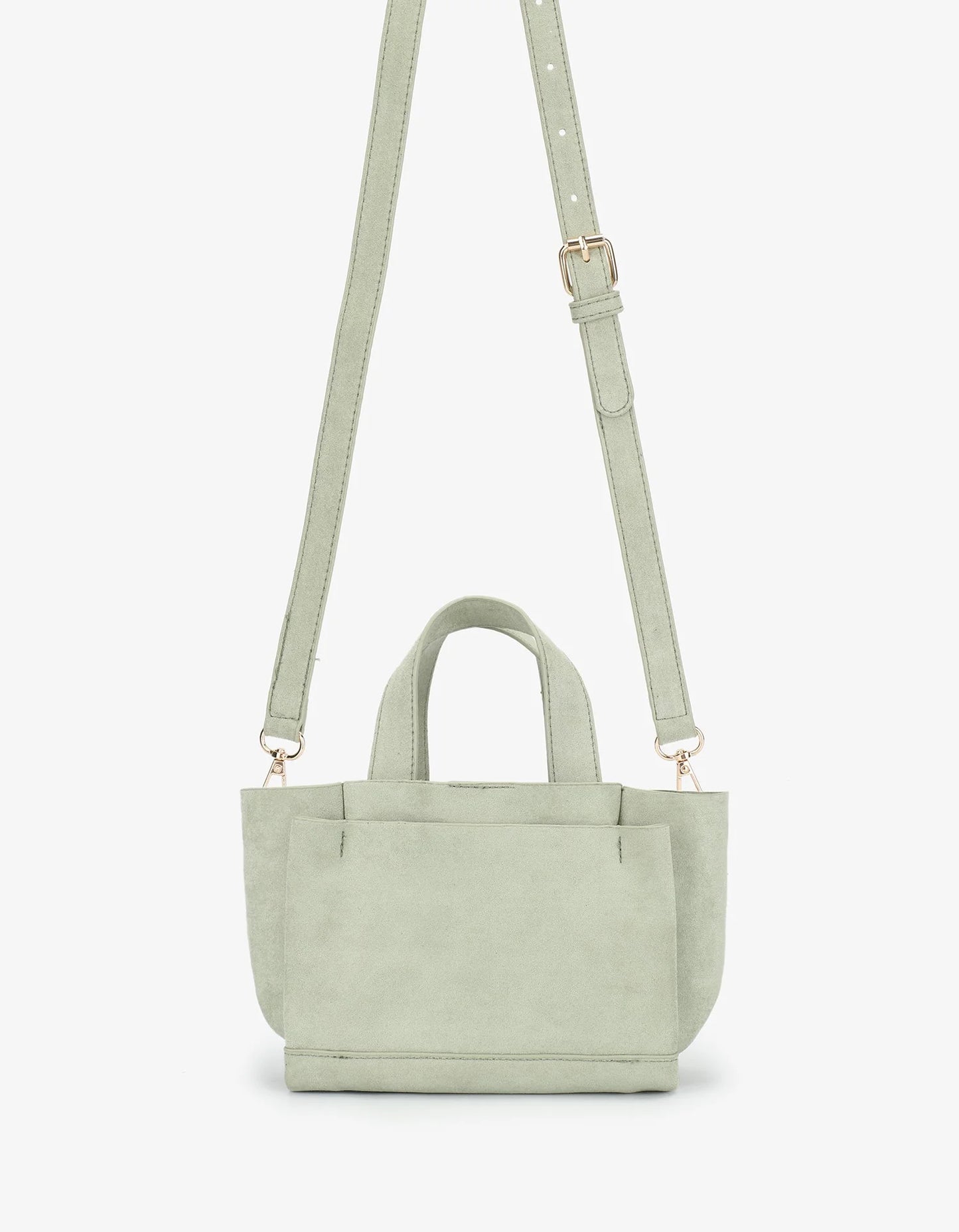 Ella Mini Faux Suede Celadon