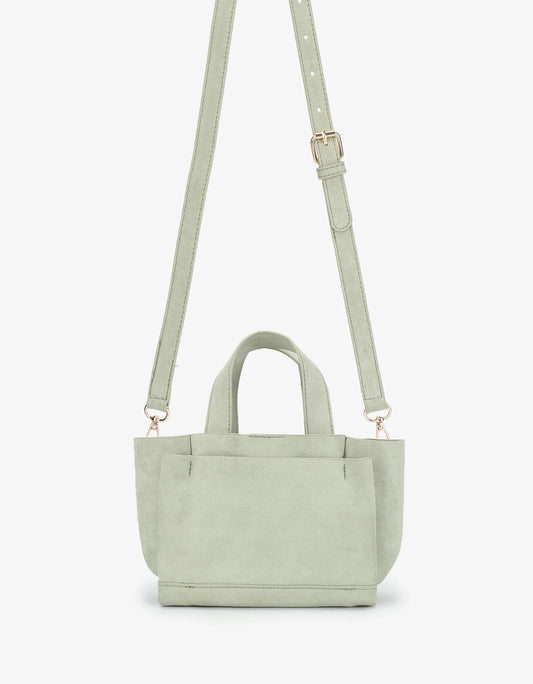 Ella Mini Faux Suede Celadon