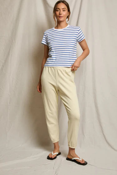 Jersey SS Stripe Tee Cobalt Stripe