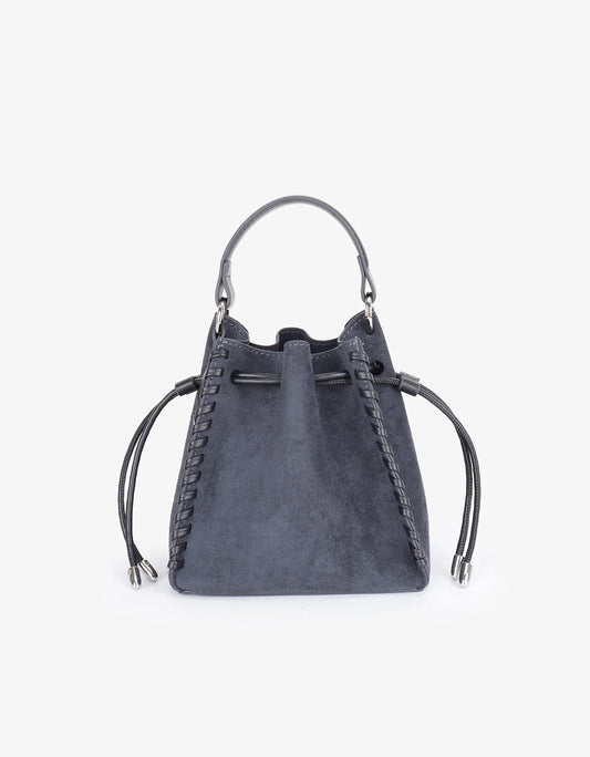 Fallon Mini Faux Suede Slate