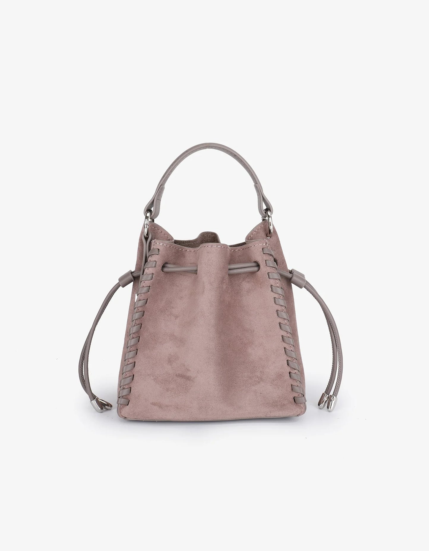 Fallon Mini Faux Suede Taupe