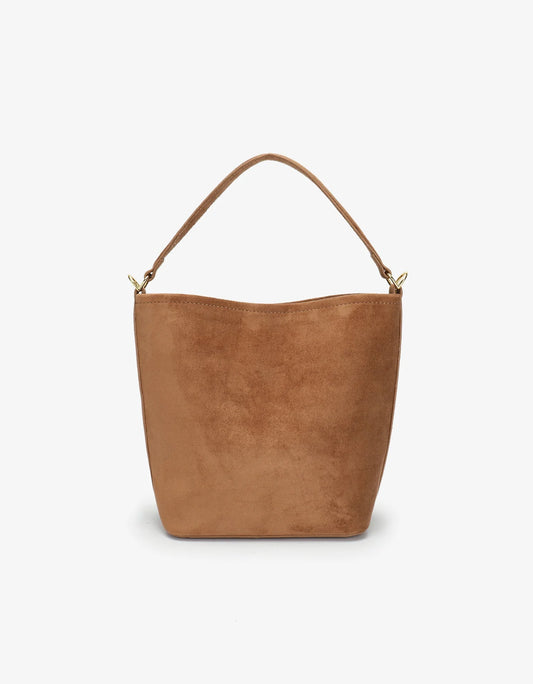 Feigh Mini Faux Suede Camel