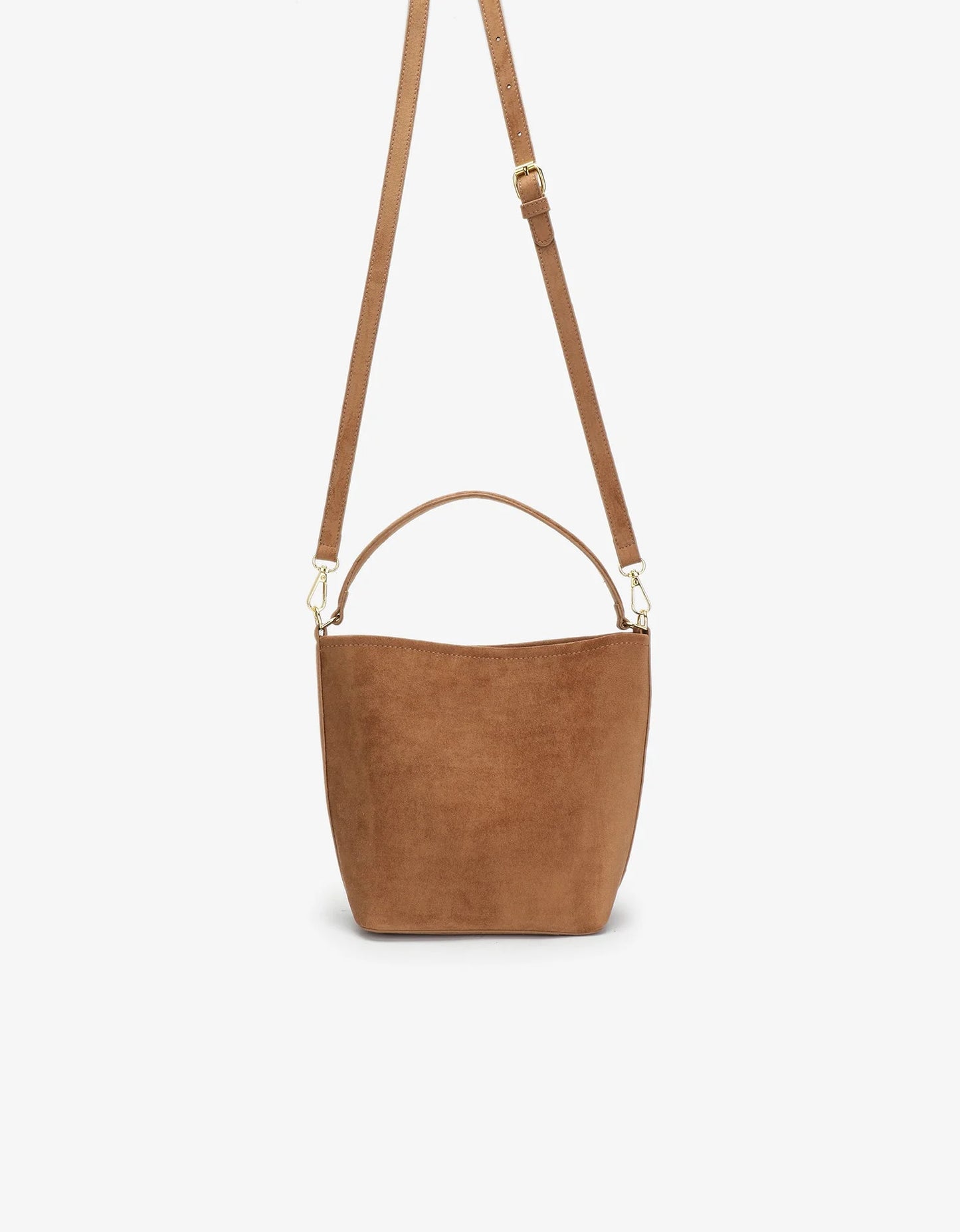 Feigh Mini Faux Suede Camel