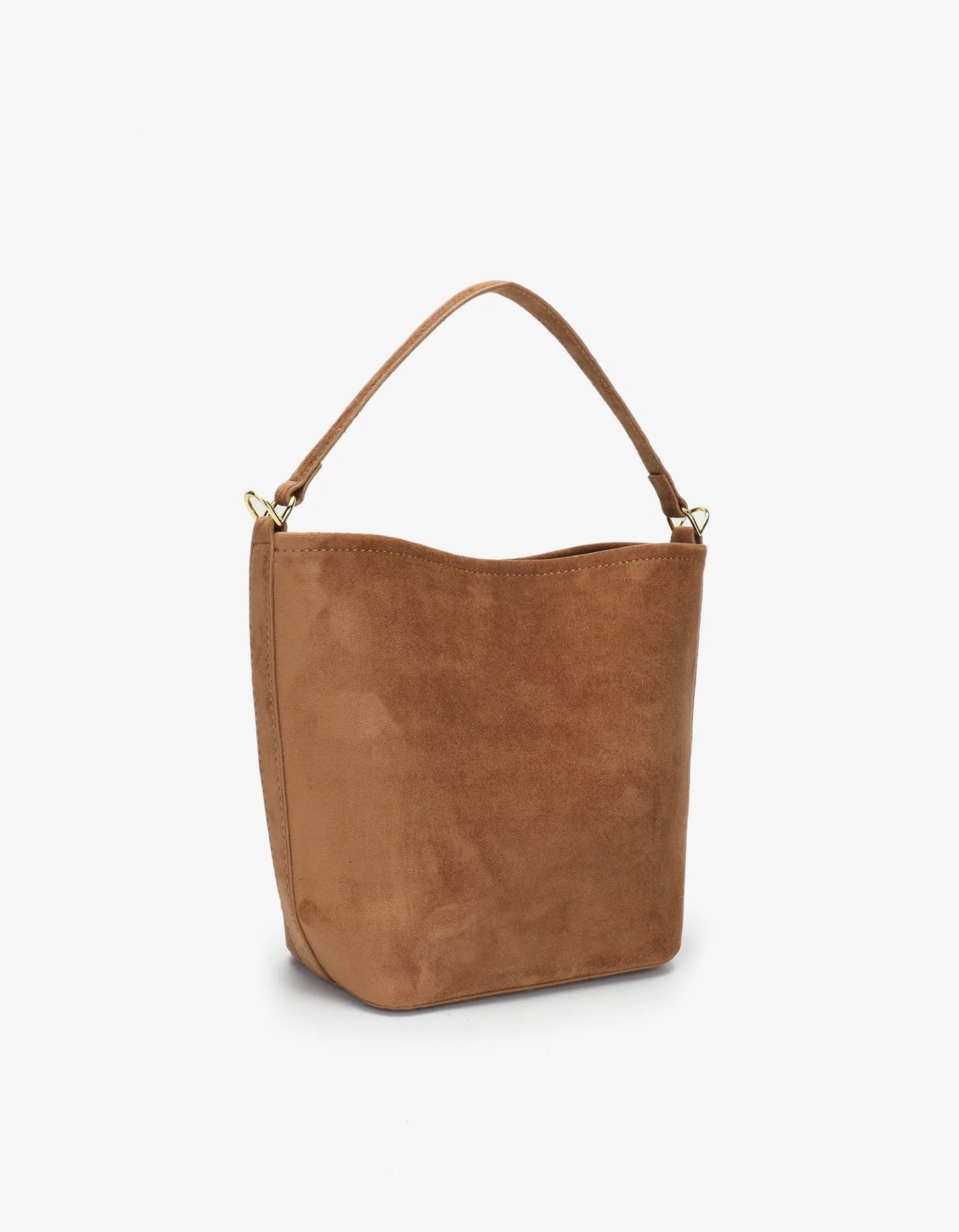 Feigh Mini Faux Suede Camel