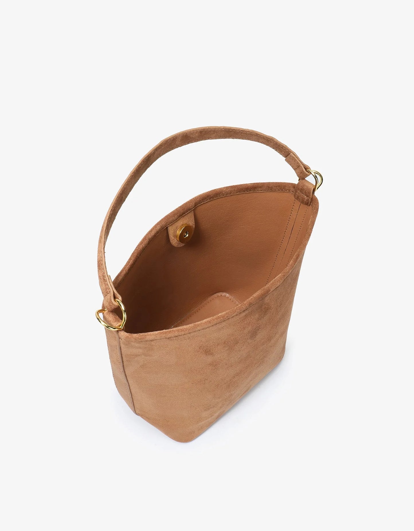 Feigh Mini Faux Suede Camel