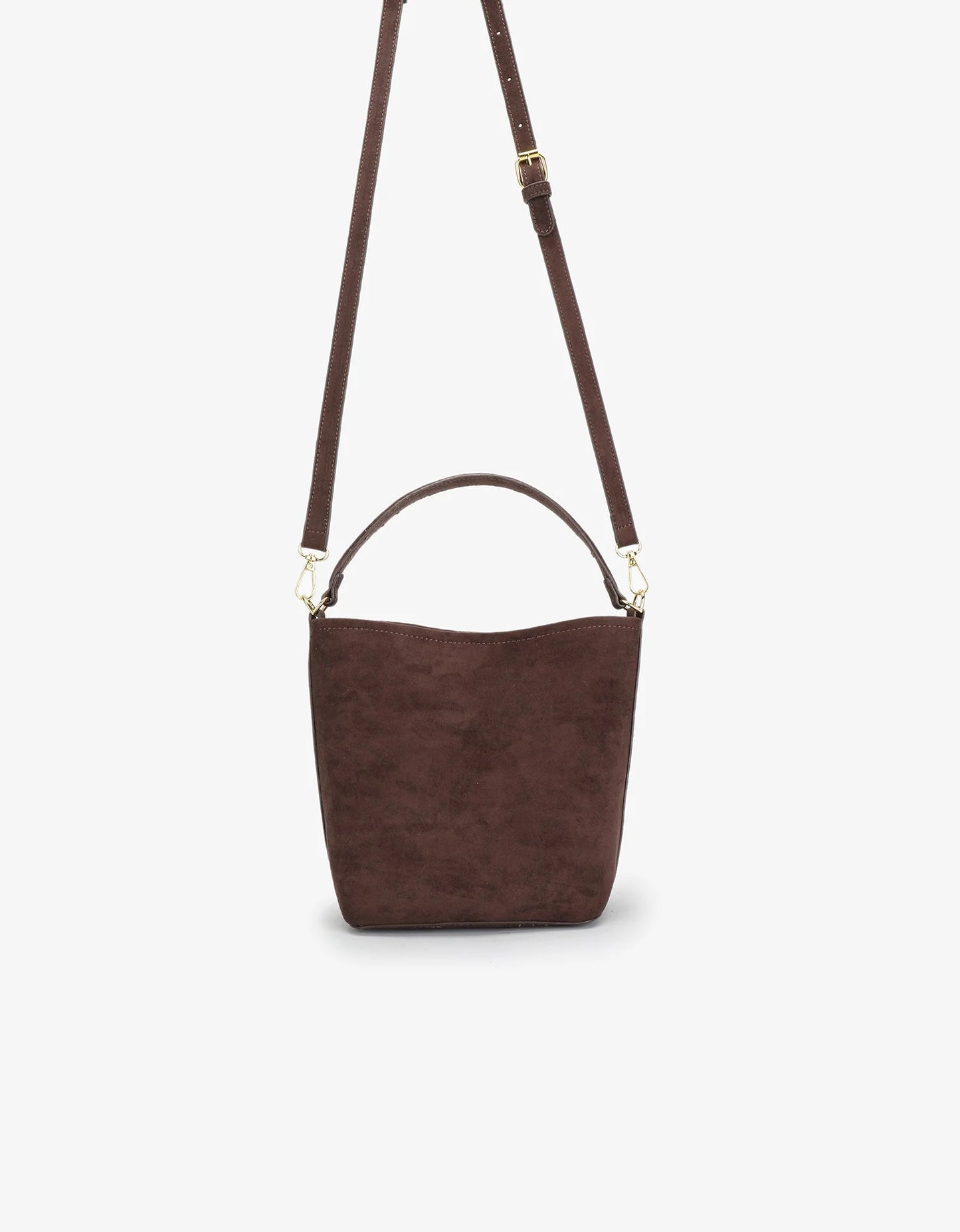 Feigh Mini Faux Suede Chocolate