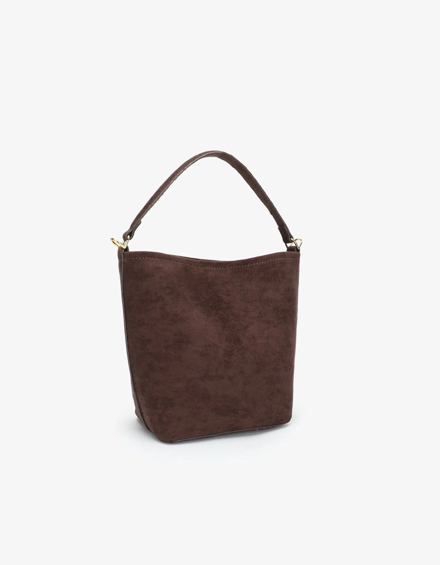 Feigh Mini Faux Suede Chocolate