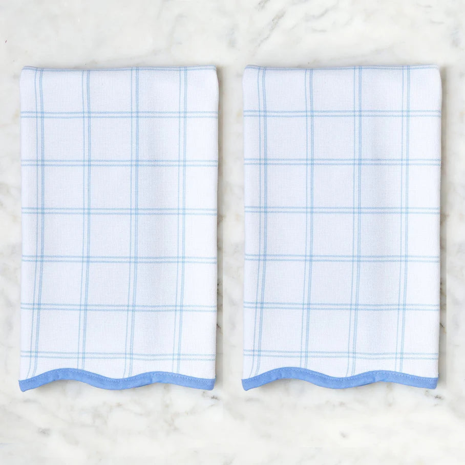 Kitchen Towel French Blue Windowpane