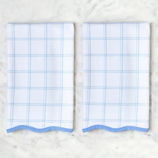 Kitchen Towel French Blue Windowpane