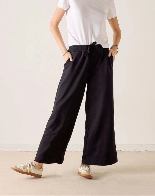 Frenchie Wide Leg Pant Black