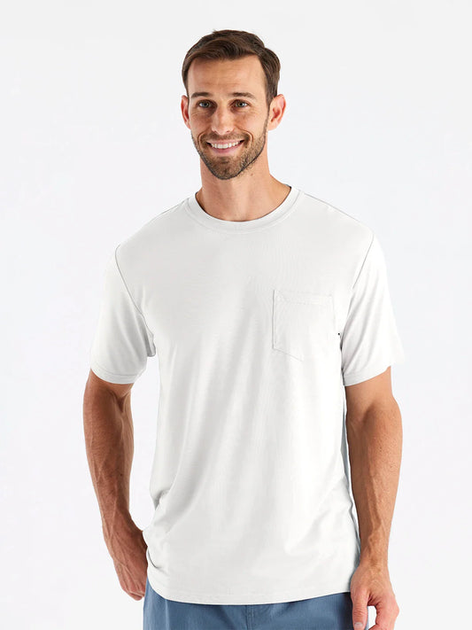 Men's Bamboo Flex Pocket Tee Bright White