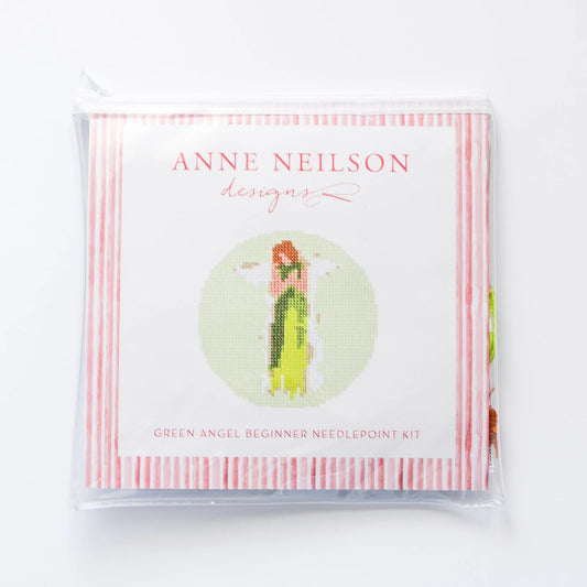 Green Angel Beginner Needlepoint Kit