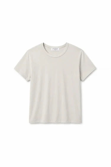 Cotton SS Boxy Crew Tee Whitecap Grey