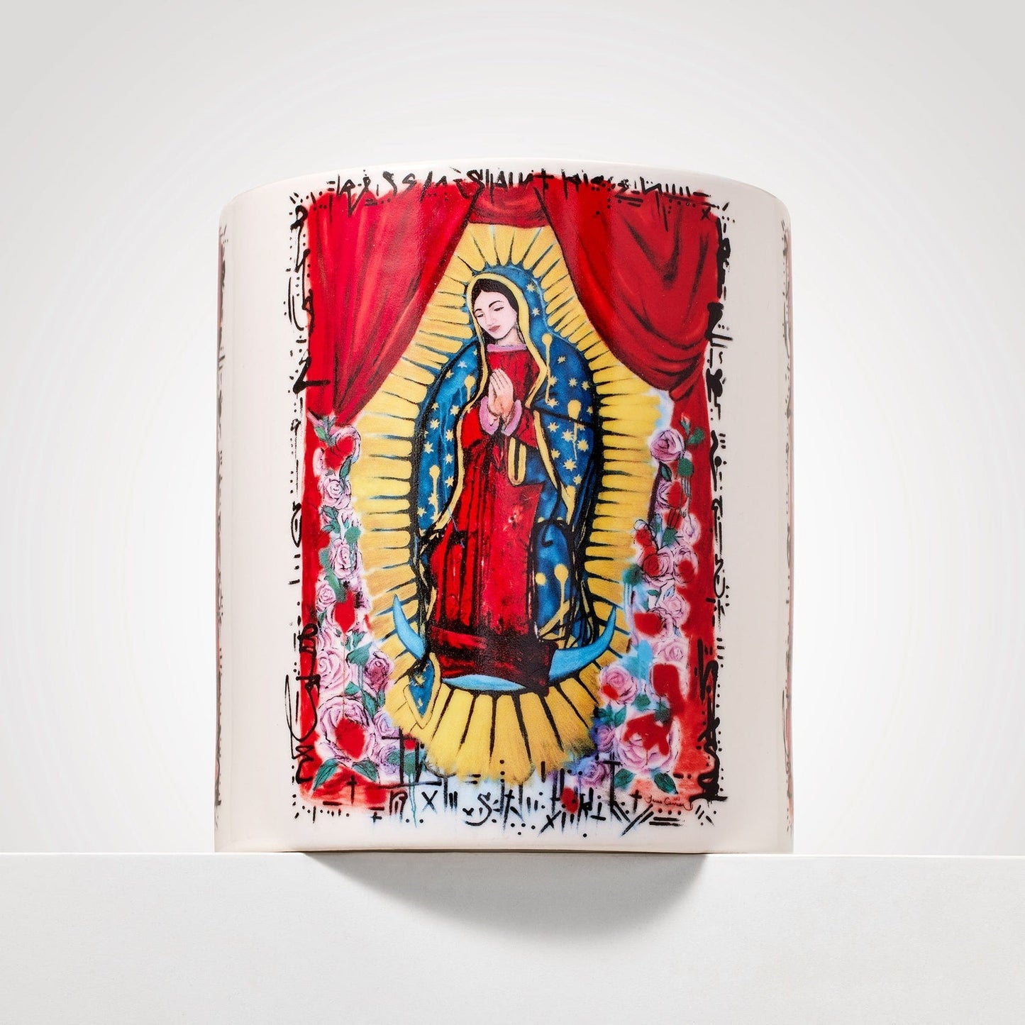 Virgin Mary of Guadalupe Ceramic 24oz