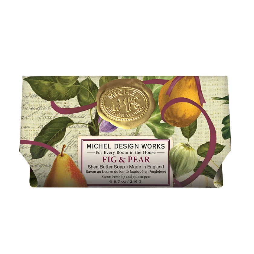 Fig & Pear Large Bath Soap Bar