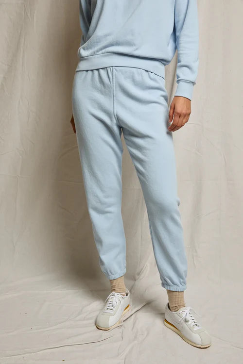 Beach Fleece Drawstring Pant Powder Blue