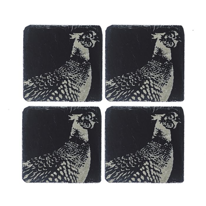 Slate Coasters Pheasant