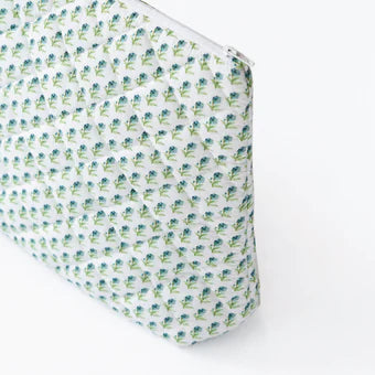 Large Abide Floral Cosmetic Bag