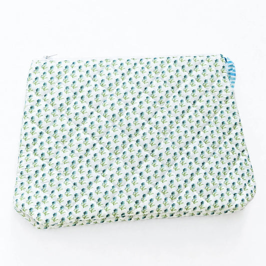 Large Abide Floral Cosmetic Bag