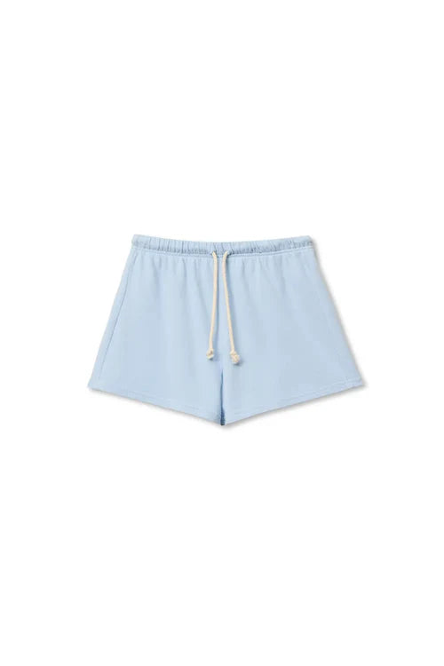 French Terry Sweat Shorts Powder Blue