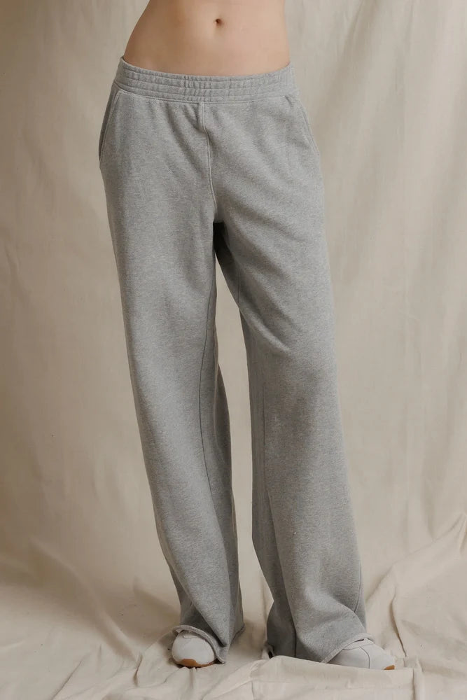 French Terry Pull On Pant Heather Grey