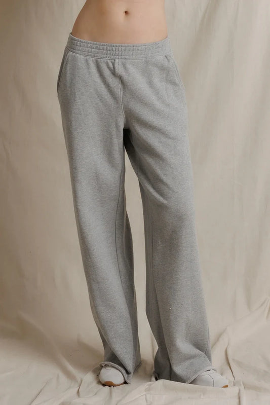 French Terry Pull On Pant Heather Grey