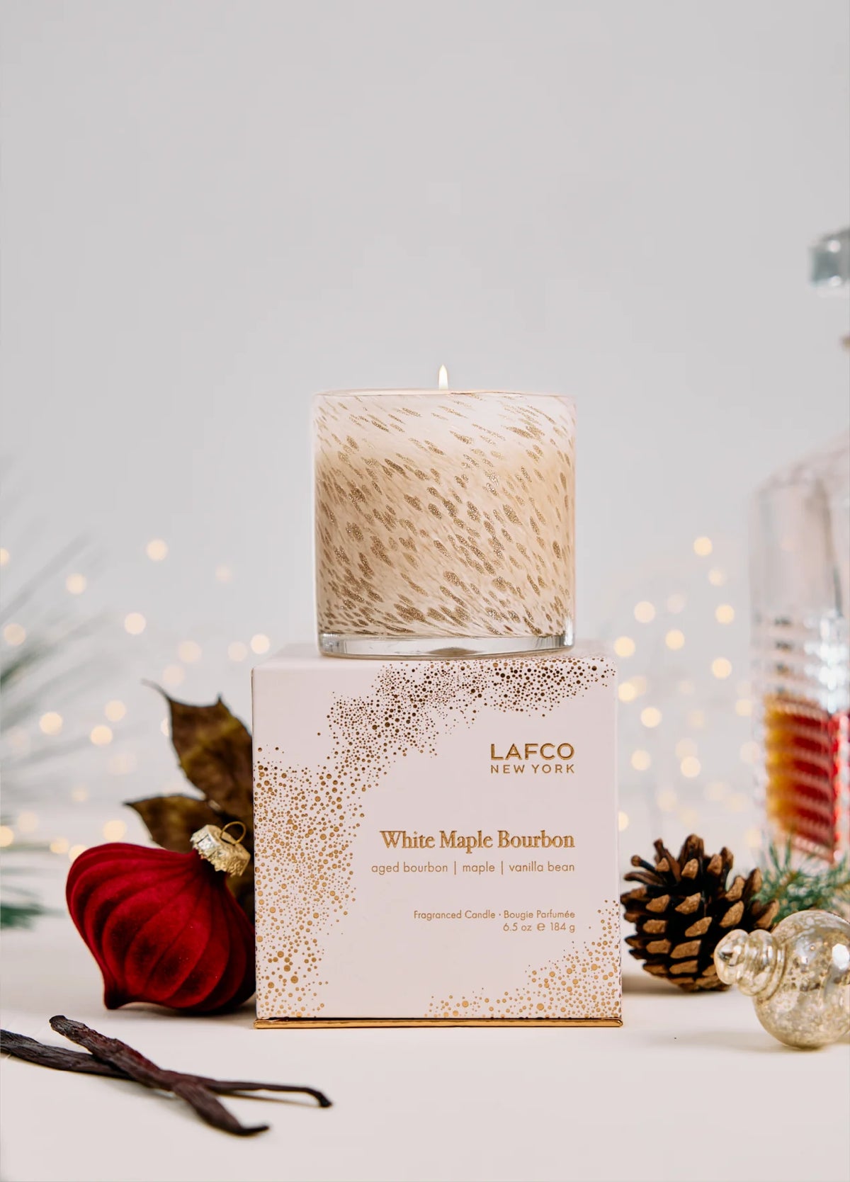 White Maple Bourbon Candle Classic 6.5oz