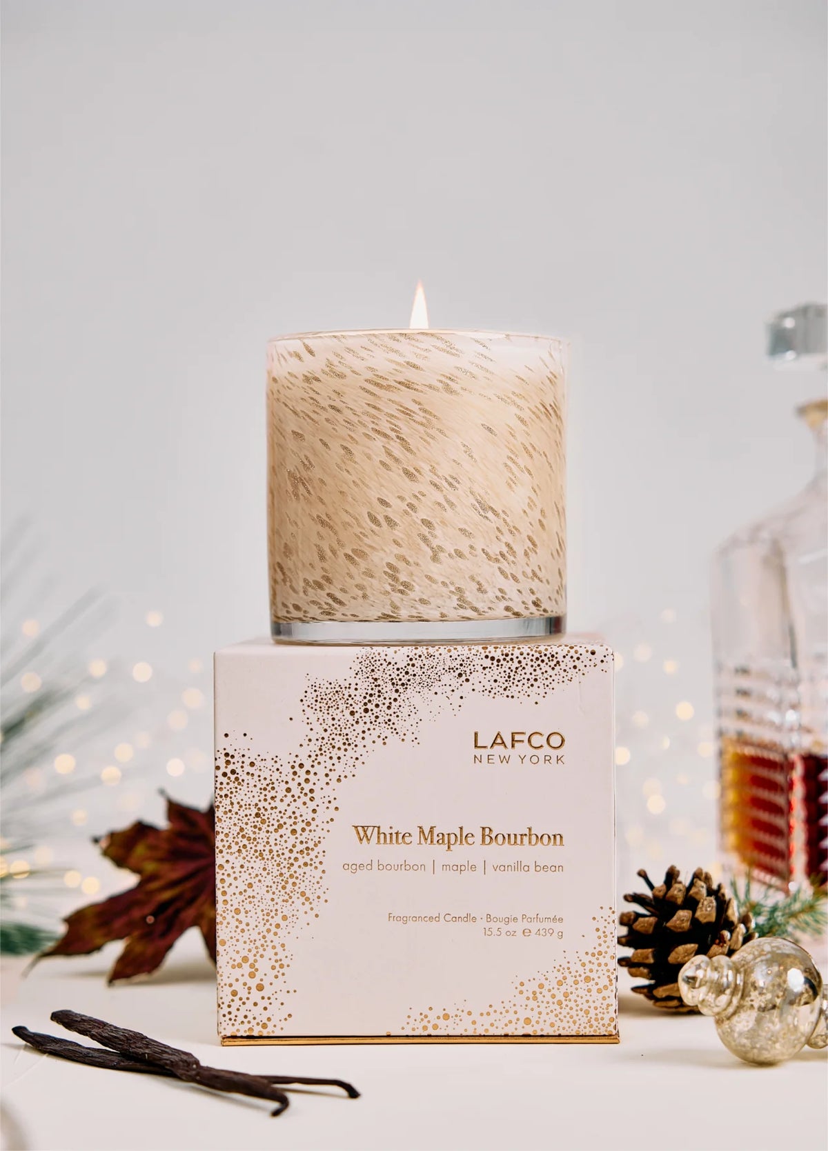 White Maple Bourbon Candle Signature 15.5oz