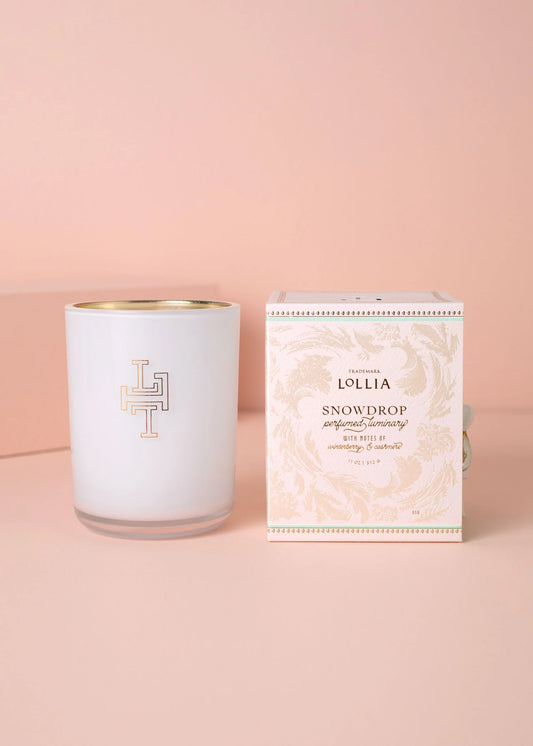 Snowdrop Boxed Perfumed Luminary