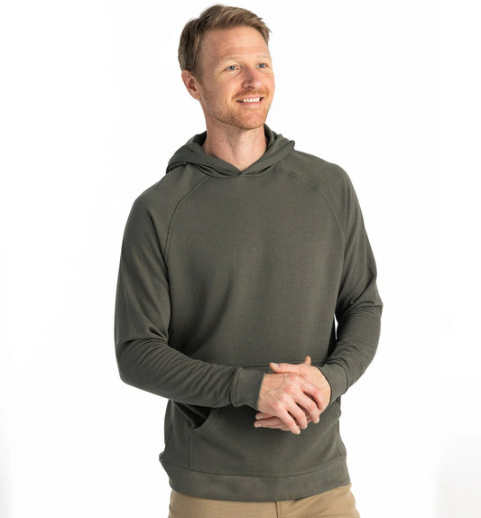 Men's Bamboo Lightweight Fleece Hoodie Fatigue