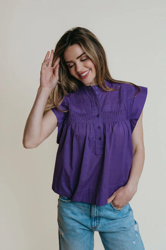 Becca Blouse Purple