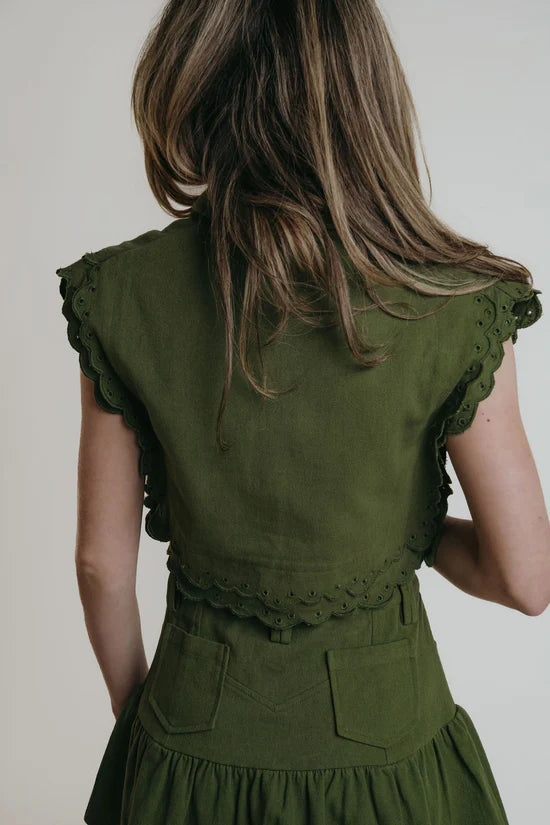 Summer Top Olive