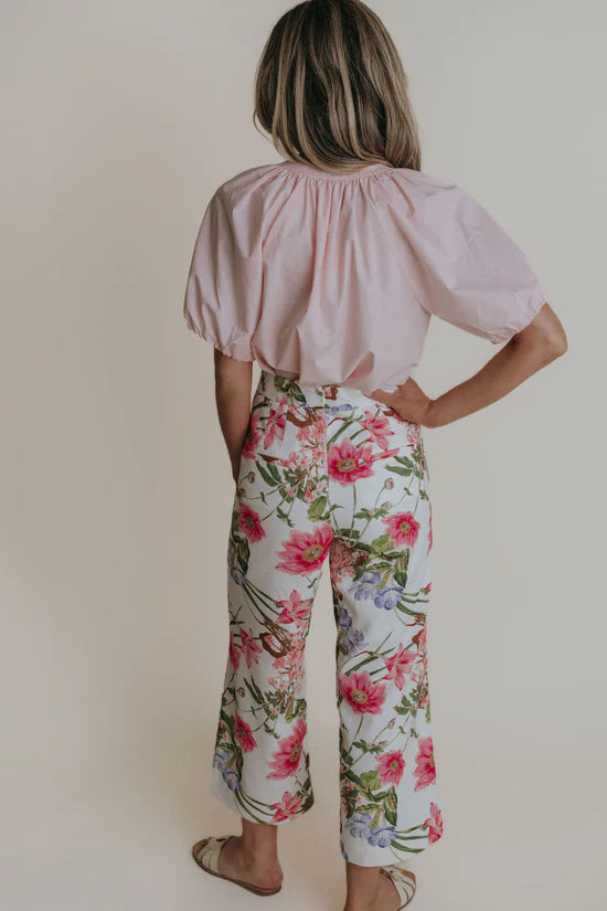 Henley Top Light Pink