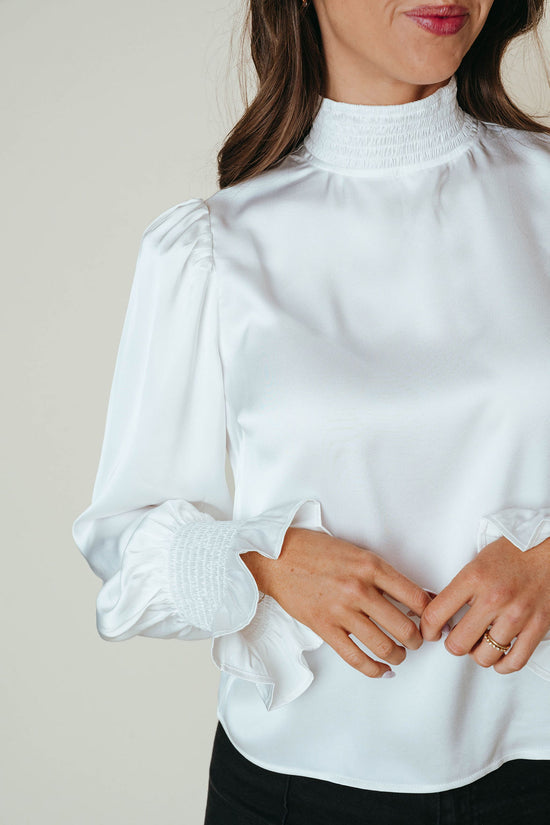 Heather Top Ivory