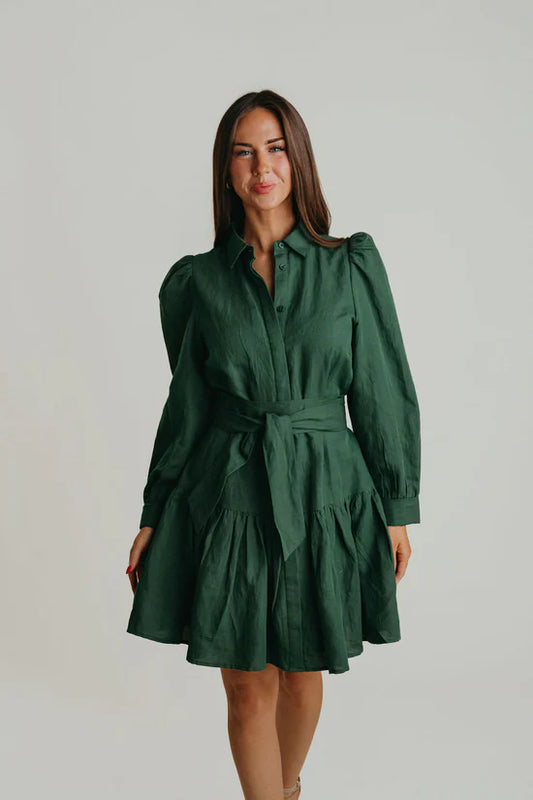 Austin Dress Hunter Green