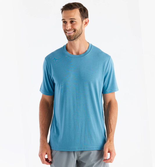 Men's Bamboo Motion Tee Bluestone